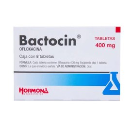 BACTOCIN (OFLOXACINA) TAB 400MG C8