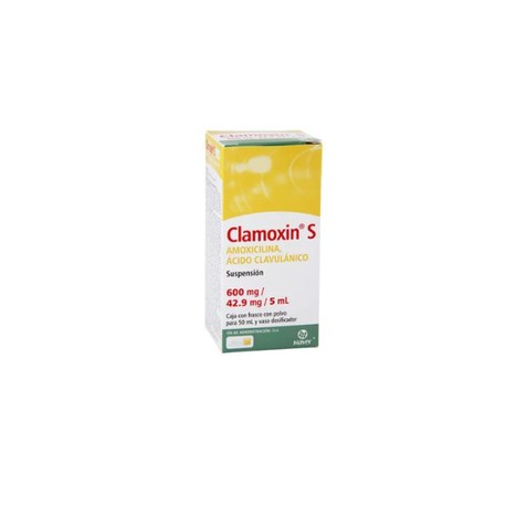 CLAMOXIN S (AMOXICILINA/AC CLAVULANICO) SUSP 600MG/42.9MG/5ML 50ML