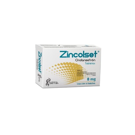 ZINCOLSET (ONDANSETRON) TAB 8MG C10 SERRAL
