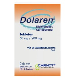 DOLAREN (DICLOFENACO/CARISOPRODOL) TAB 50MG/200MG C30