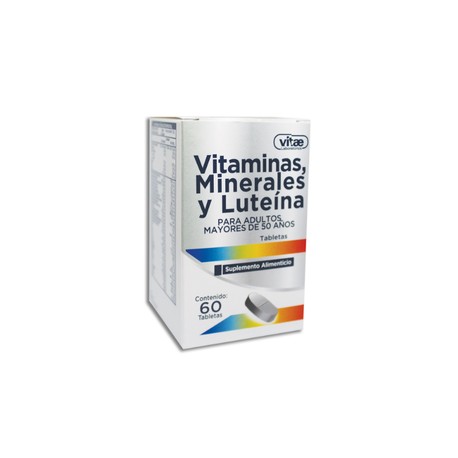 VITAMINAS/MINERALES Y LUTEINA TAB C60 VITAE