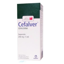 CEFALVER (CEFALEXINA) SUSP 250MG/5ML 90ML MAVER