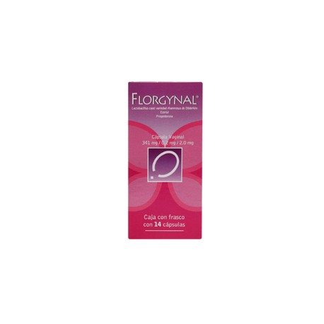 FLORGYNAL (LACTOBACILOS/ESTRIOL/PROGESTERONA) CAP VAG 350MG C14