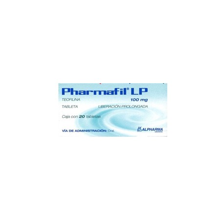 PHARMAFIL LP (TEOFILINA) TAB 100MG C20 ALPHARMA