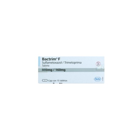 BACTRIM F (SULFAMETOXAZOL/TRIMETOPRIMA) TAB 800/160MG C15