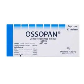 OSSOPAN (COMPLEJO OSEINICO MINERAL) TAB 600MG C30