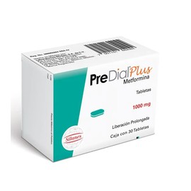 PREDIAL PLUS LP (METFORMINA) TAB 1000MG C30