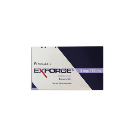 EXFORGE (AMLODIPINO/VALSARTAN) COMP 5MG/160MG C28