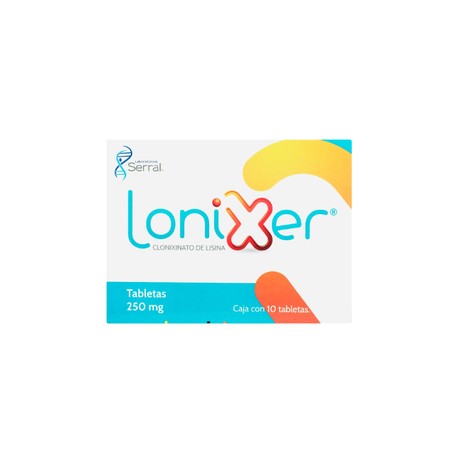 LONIXER (CLONIXINATO DE LISINA) TAB 250MG C10