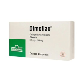 DIMOFLAX (CLEBOPRIDA/SIMETICONA) CAP 0.5MG/200MG C45