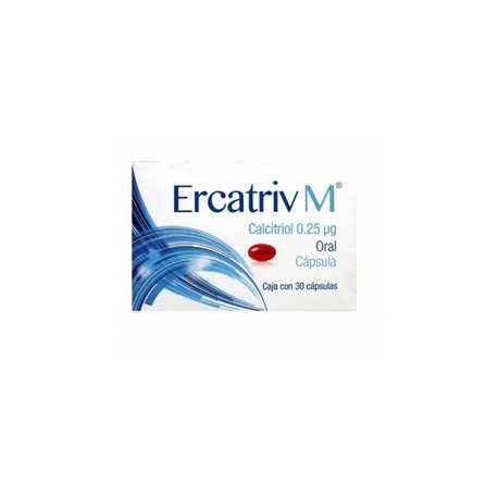 ERCATRIV M (CALCITRIOL) CAP 25MCG C30