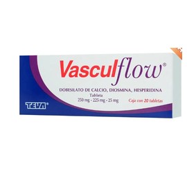 VASCULFLOW (BOBESILATO DE CALCIO/DIOSMINA/HESPERIDINA) TAB 250/225/25MG C30