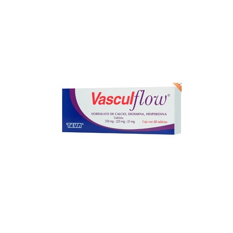 VASCULFLOW (BOBESILATO DE CALCIO/DIOSMINA/HESPERIDINA) TAB 250/225/25MG C30