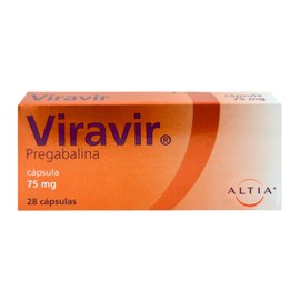 VIRAVIR (PREGABALINA) CAP 75MG C28