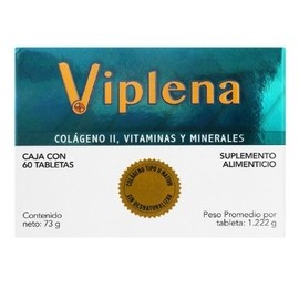 VIPLENA (COLAGENO II/VITAMINAS/MINERALES) TAB 73G C60