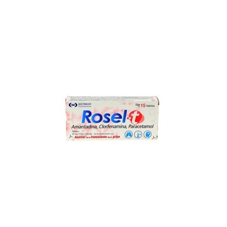 ROSEL-T (AMANTADINA/CLORFENAMINA/PARACETAMOL) TAB 50/3/300MG C15