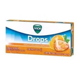 VICK DROPS NARANJA PASTILLA 40G C20