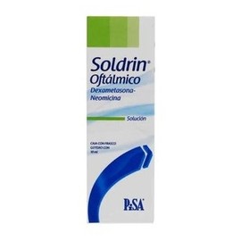 SOLDRIN OFTALMICO (DEXAMETASONA/NEOMICINA) SOL GTS 1MG/3.5MG/1ML 10ML