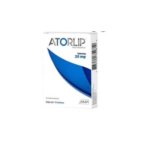 ATORLIP (ATORVASTATINA) TAB 20MG C10 MAVI