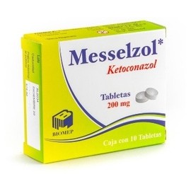 MESSELZOL (KETOCONAZOL) TAB 200MG C10