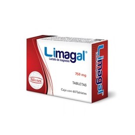 LIMAGAL (LACTATO DE MAGNESIO) TAB 750MG C60