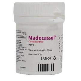 MADECASSOL 20 MG (CENTELLA ASIATICA) POLVO 10G