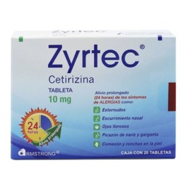 ZYRTEC (CETIRIZINA) TAB 10MG C20