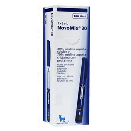 NOVOMIX 30 (INSULINA) JGA 100UNID/ML 3ML