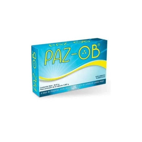 PAZ-OB (MAGNESIO/ACIDO ALFA LIPOICO/VITAMINA B) CAP C30