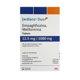 JARDIANZ DUO (EMPAGLIFLOZINA/METFORMINA) TAB 12.5MG/1000MG C30