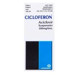 CICLOFERON (ACICLOVIR) SUSP 200MG/5ML 125ML