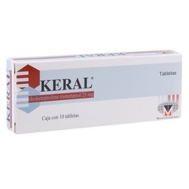 KERAL (DEXKETOPROFENO) TAB 25MG C20