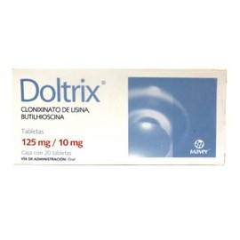 DOLTRIX (CLONIXINATO DE LISINA/HIOSCINA) TAB 125MG/10MG C20