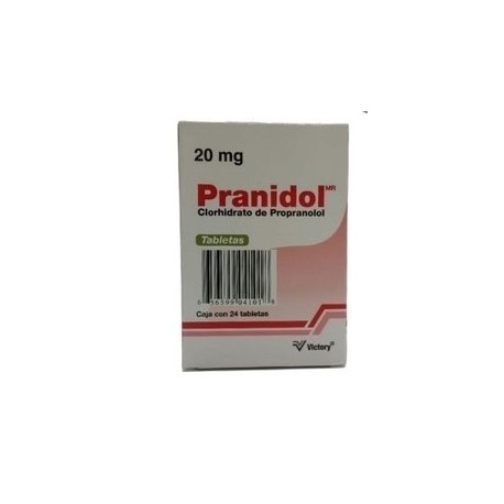 PRANIDOL (CLORHIDRATO DE PROPRANOLOL) TAB 20MG C24