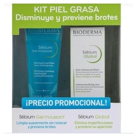 BIODERMA KIT SEBIUM GLOBAL + SEBIUM GEL 100ML