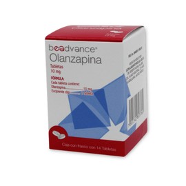 OLANZAPINA TAB 10MG C14 BEADVANCE