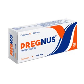 PREGNUS (FOSFOMICINA) CAP 500MG C12