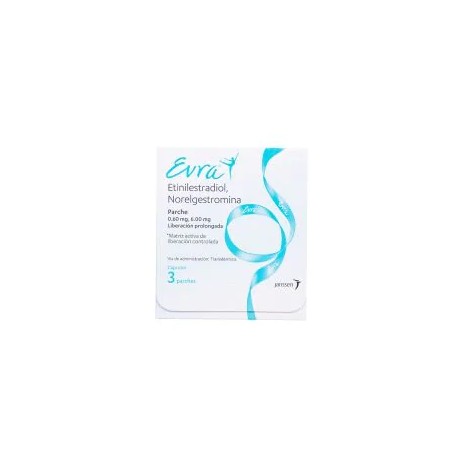 EVRA (ETINILESTRADIOL/NORELGESTROMINA) PARCHE 0.60MG/6MG C3