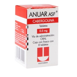 ANUAR (CABERGOLINA) TAB 0.5MG C8