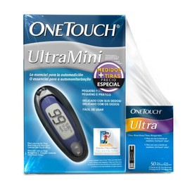 ONE TOUCH ULTRA MINI PLATEADO GLUCOMETRO