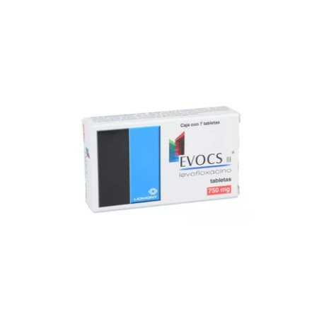 EVOCS III (LEVOFLOXACINO) TAB 750MG C7