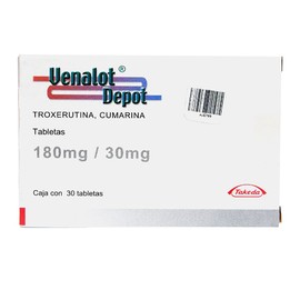 VENALOT DEPOT (TROXERUTINA/CUMARINA) TAB 180MG/30MG C30