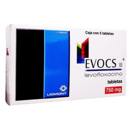 EVOCS III (LEVOFLOXACINO) TAB 750MG C5