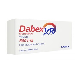 DABEX XR (METFORMINA) TAB 500MG C30