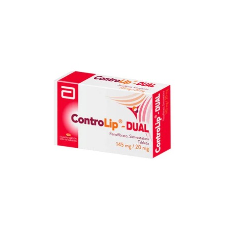 CONTROLIP DUAL (FENOFIBRATO/SIMVASTATINA) CAP 145MG/20MG C30