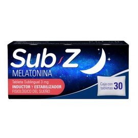 SUB-Z (MELATONINA) TAB SL 3MG C30