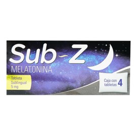 SUB-Z (MELATONINA) TAB SL 5MG C4