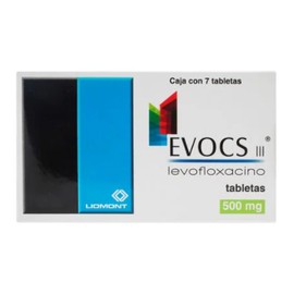 EVOCS III (LEVOFLOXACINO) TAB 500MG C7