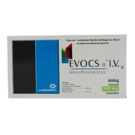 EVOCS (LEVOFLOXACINO) MINIBAG 500MG C1