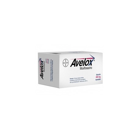 AVELOX (MOXIFLOXACINO) FCO AMP 400MG C1
